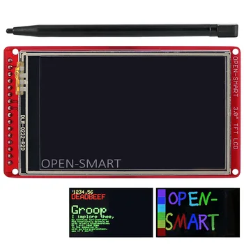 OPEN-SMART 3.0 " inch TFT LCD Shield module Touch Screen Breakout Board with Touch Pen for Arduino UNO R3 / Nano/ Mega2560
OPEN-SMART 3.0 " inch TFT LCD Shield module Touch Screen Breakout Board with Touch Pen for Arduino UNO R3 / Nano/ Mega2560