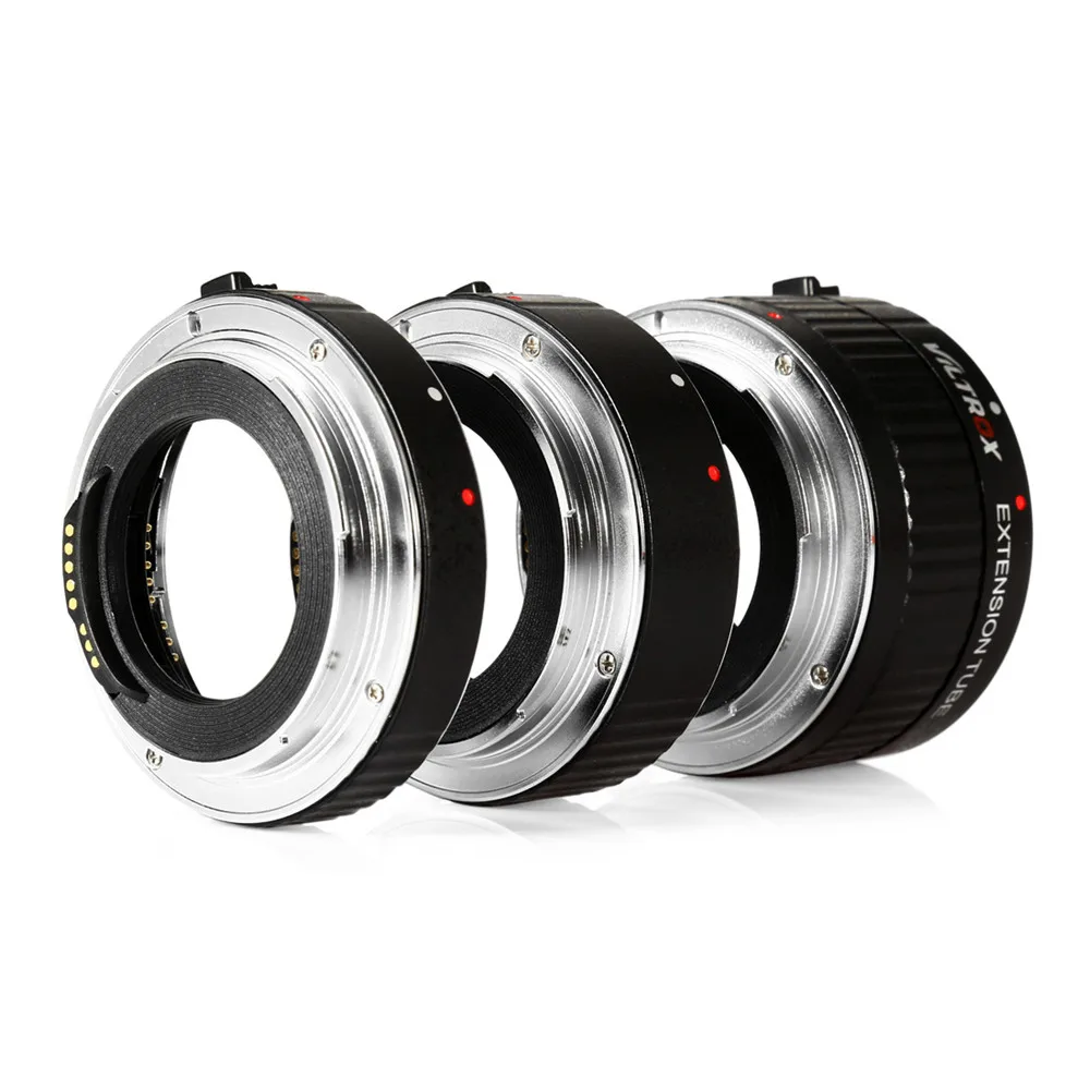 

Lens Adapter Viltrox DG - C 12MM 20MM 36MM AF Auto Focus Metal Mount Macro Extension Tube Set for Canon EOS Series Camera