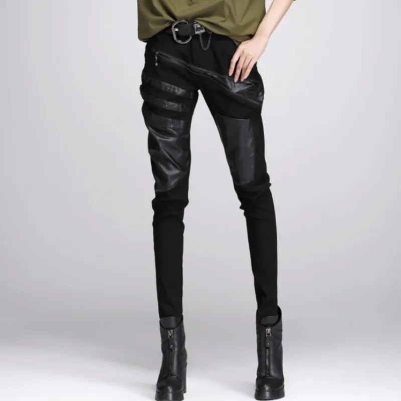 Autumn New Arrival Fashion Womens Harem Pu Pants Female Trousers Plus Size Punk Black Calca De Couro Feminina Sarouel Femme
Autumn New Arrival Fashion Womens Harem Pu Pants Female Trousers Plus Size Punk Black Calca De Couro Feminina Sarouel Femme