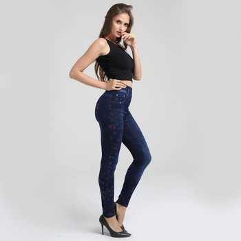 NORMOV Casual Women Pants High Waist Push Up Print Pockets Ankle Length Polyester Trousers Skinny Denim Pencil Pants
NORMOV Casual Women Pants High Waist Push Up Print Pockets Ankle Length Polyester Trousers Skinny Denim Pencil Pants
