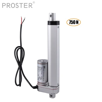 

PROSTER 6 inch DC 12V 750N Linear Actuator Motor For Auto Car RV Electric Door Opener 150mm Rated power 20W maximum 30W