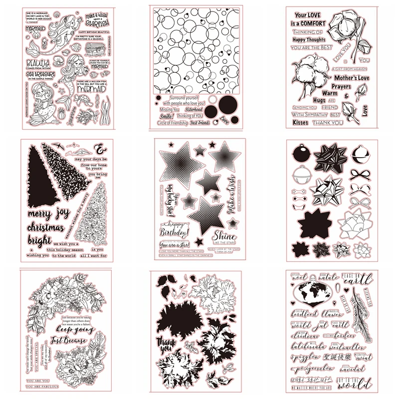 6x8in Christmas Decro Transparent Clear Silicone Stamp Set for DIY Scrapbooking/Photo Album Cards Making Decorative Clear Stamp
6x8in Christmas Decro Transparent Clear Silicone Stamp Set for DIY Scrapbooking/Photo Album Cards Making Decorative Clear Stamp