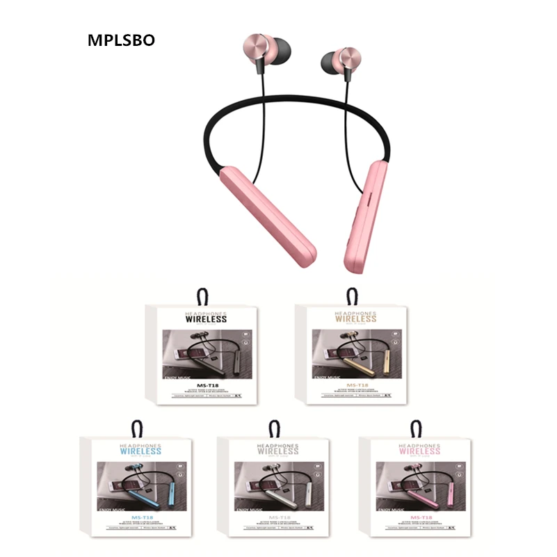 MPLSBO T18 Wireless Stereo Bluetooth Headset Music Headphone Sport Bluetooth Earphone Handsfree In Ear Earbuds MP3 Media Play
MPLSBO T18 Wireless Stereo Bluetooth Headset Music Headphone Sport Bluetooth Earphone Handsfree In Ear Earbuds MP3 Media Play