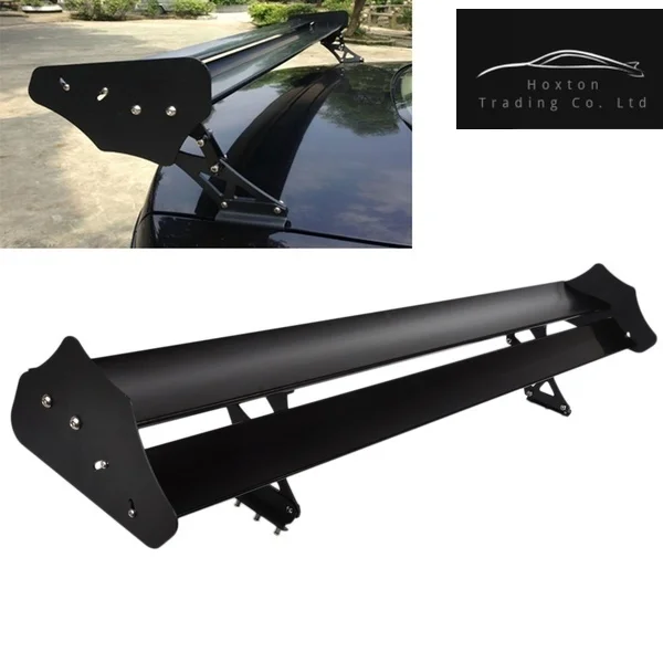 135cm/53.14" Black Universal Aluminum Double Deck Rear Trunk GT Wing Spoiler (Punch free)
135cm/53.14" Black Universal Aluminum Double Deck Rear Trunk GT Wing Spoiler (Punch free)