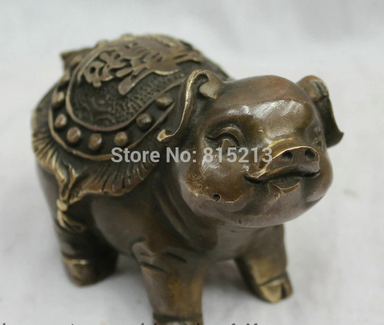 Bi0011697 Китайские Бронзовые Медь Год Знак YuanBao Чжао Кай Счастливый Фу Свинья Статуя
Bi0011697 Китайские Бронзовые Медь Год Знак YuanBao Чжао Кай Счастливый Фу Свинья Статуя