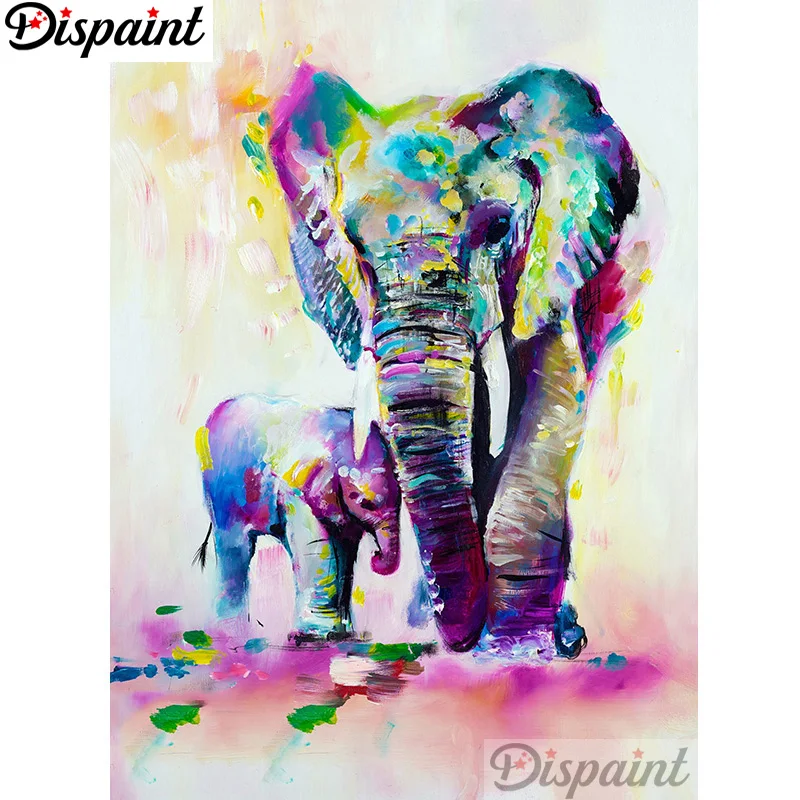 Dispaint Full Square/Round Drill 5D DIY Diamond Painting "Colorful elephant" Embroidery Cross Stitch 3D Home Decor A12957
Dispaint Full Square/Round Drill 5D DIY Diamond Painting "Colorful elephant" Embroidery Cross Stitch 3D Home Decor A12957