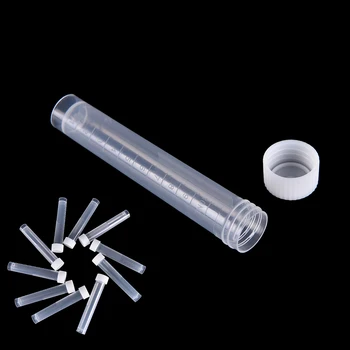 100pcs 10ml Plastic Test Tubes Lab Frozen Tube Vial Seal Cap Container For School Educational Chemistry Equipment
100pcs 10ml Plastic Test Tubes Lab Frozen Tube Vial Seal Cap Container For School Educational Chemistry Equipment