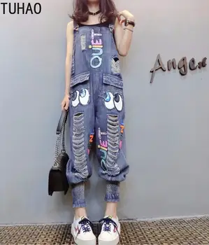 Cartoon Jumpsuit Women Overalls Denimm Casual Ankle Length High Waist Pants for Womann 2019 Summer Rompers Pant LZ21
Cartoon Jumpsuit Women Overalls Denimm Casual Ankle Length High Waist Pants for Womann 2019 Summer Rompers Pant LZ21