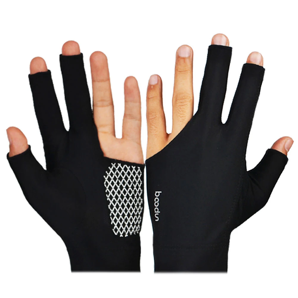 Billiards Gloves Embroidery Three Finger Snooker Accessories taco de billar Right Left Hand Breathable Snooker Gloves Men Women
Billiards Gloves Embroidery Three Finger Snooker Accessories taco de billar Right Left Hand Breathable Snooker Gloves Men Women