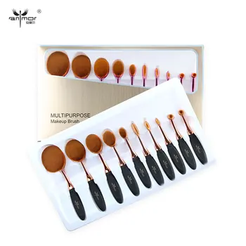 Anmor Makeup Brushes 10PCS Make Up Brush Set Multipurpose Powder Soft Eyeliner Eyebrow Foundation Concealer Brush Kit With Box
Anmor Makeup Brushes 10PCS Make Up Brush Set Multipurpose Powder Soft Eyeliner Eyebrow Foundation Concealer Brush Kit With Box