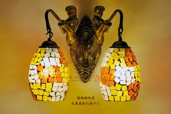 light colorful glass wall lamp retro pastora living room bedroom Aisle balcony hone lighting 2 heads wall light ZA
light colorful glass wall lamp retro pastora living room bedroom Aisle balcony hone lighting 2 heads wall light ZA