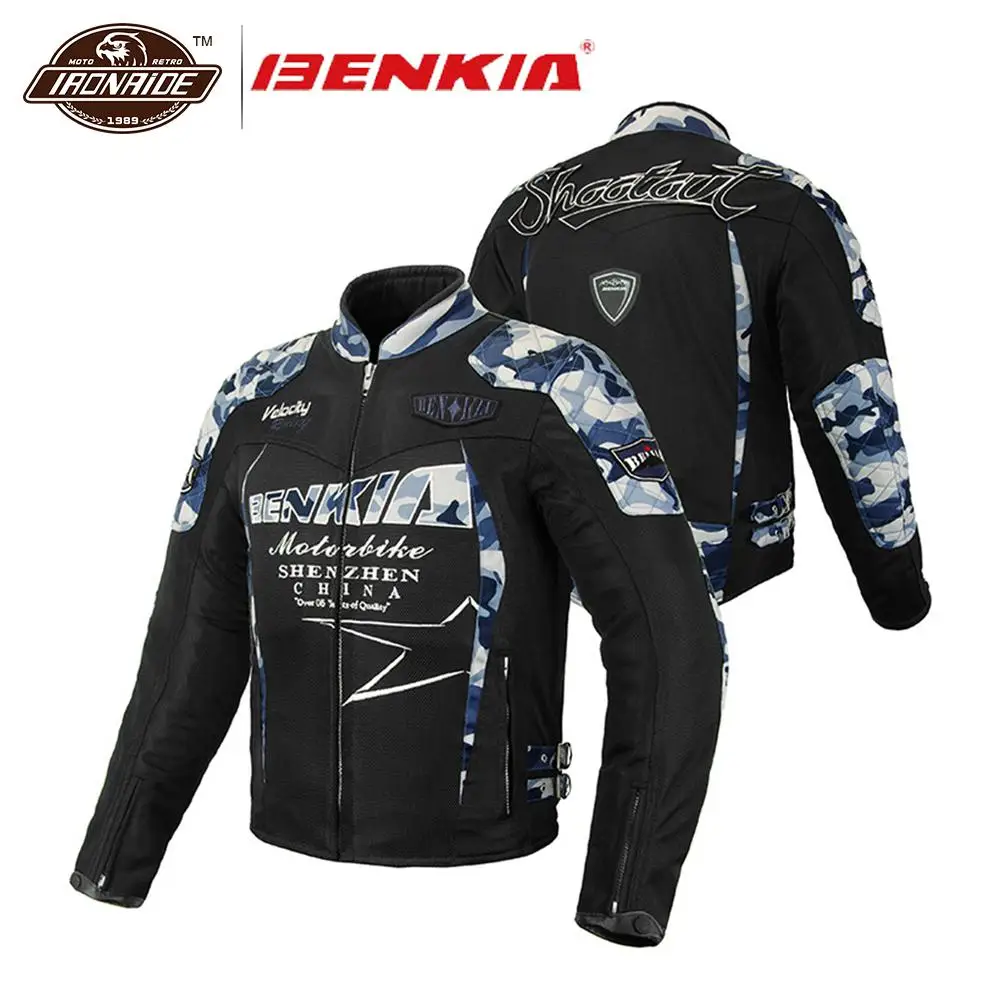 BENKIA Breathable Riding Jacket Motorcycle Jacket Spring Summer Autumn Racing Clothing Moto Jacket Men Protective Gear S-5XL
BENKIA Breathable Riding Jacket Motorcycle Jacket Spring Summer Autumn Racing Clothing Moto Jacket Men Protective Gear S-5XL