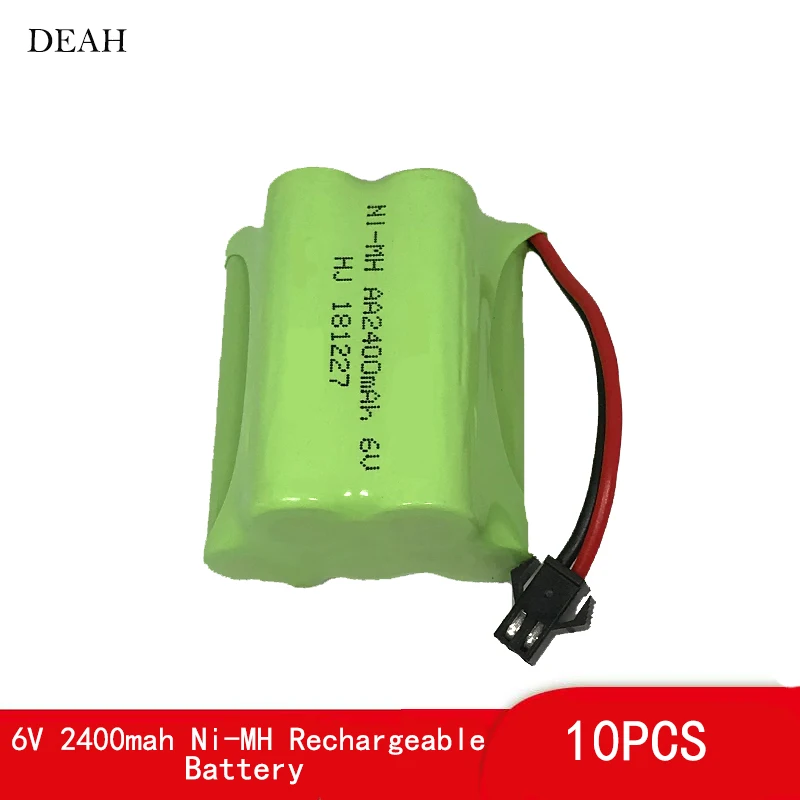 10PCS 6V 2400mah AA NI-MH rechargerable battery pack for Remote control electric toys lighting security facilities power tools
10PCS 6V 2400mah AA NI-MH rechargerable battery pack for Remote control electric toys lighting security facilities power tools