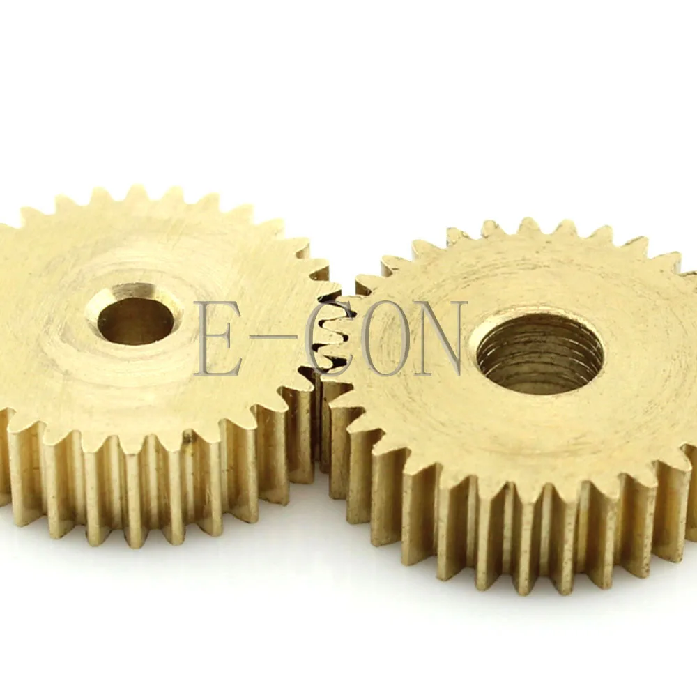 1pcs 0.5 Module 30T 5mm Width 2mm/3mm/4mm/5mm/6mm/6.35mm/7mm/8mm Bore Hole Motor Metal Spur Gear