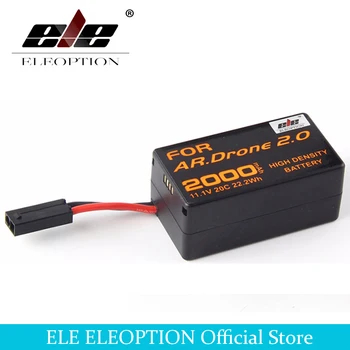 ELE ELEOPTION High Density 11.1V 2000mAh Powerful Li-Polymer Battery For Parrot AR.Drone 2.0 Quadcopter Upgrade Powerful Battery
ELE ELEOPTION High Density 11.1V 2000mAh Powerful Li-Polymer Battery For Parrot AR.Drone 2.0 Quadcopter Upgrade Powerful Battery