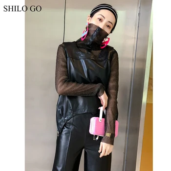 SHILO GO Leather Blouse Womens Spring Fashion sheepskin genuine leather Blouse O Neck sleeveless concise loose asymmetrical
SHILO GO Leather Blouse Womens Spring Fashion sheepskin genuine leather Blouse O Neck sleeveless concise loose asymmetrical