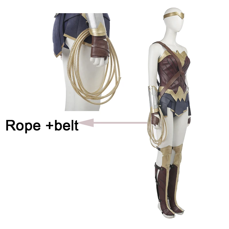 Batman v Superman Dawn of Justice Wonder Woman Cosplay Accessories Belt + rope For Halloween Party Cosplay Costume Free Shipping
Batman v Superman Dawn of Justice Wonder Woman Cosplay Accessories Belt + rope For Halloween Party Cosplay Costume Free Shipping