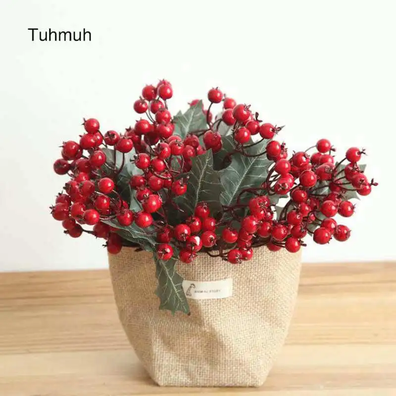 20pcs Red Foam Berries Fruit Small Artificial Flowers Branches Wedding Christmas Decoration Fake Plants
20pcs Red Foam Berries Fruit Small Artificial Flowers Branches Wedding Christmas Decoration Fake Plants