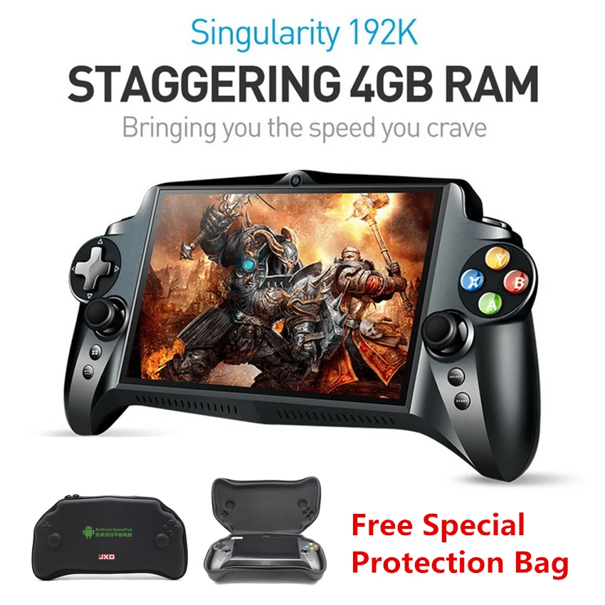 JXD S192K 7-inch Quad Core 4G+64GB New Handheld Game Player 1920X1200 IPS 10000mAh Android 5.1 Tablet PC HDMI Video Game Console
JXD S192K 7-inch Quad Core 4G+64GB New Handheld Game Player 1920X1200 IPS 10000mAh Android 5.1 Tablet PC HDMI Video Game Console
