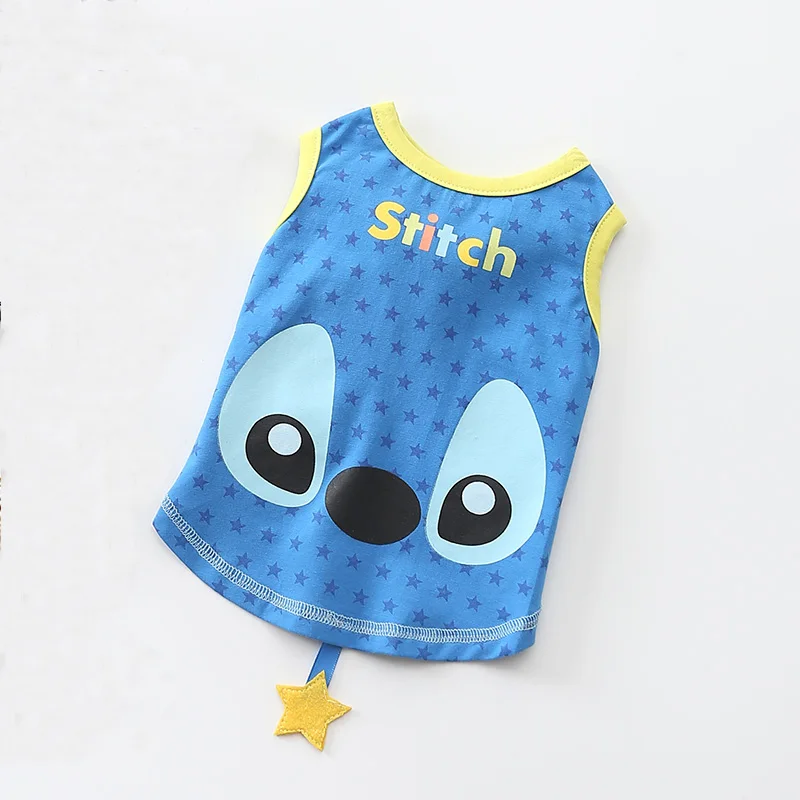 Pet Dog clothes Blue cotton breathable t-shirt Teddy cat spring and summer bear Pomeranian puppy puppies clothing Sling X28 
Pet Dog clothes Blue cotton breathable t-shirt Teddy cat spring and summer bear Pomeranian puppy puppies clothing Sling X28