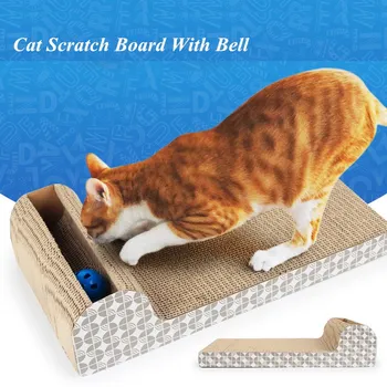 JCPAL Corrugated Paper Cat Scratch Board With Catnip Interactive Play Durable Training Cats Toy Scratching Post Kitten Bed Mat
JCPAL Corrugated Paper Cat Scratch Board With Catnip Interactive Play Durable Training Cats Toy Scratching Post Kitten Bed Mat