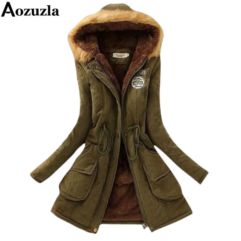 Winter Jacket Women 2019 Hooded Long Femme Woman Clothes Casual Outwear Military Coat Solid Slim Fur Collar Women Overcoat Y112
Winter Jacket Women 2019 Hooded Long Femme Woman Clothes Casual Outwear Military Coat Solid Slim Fur Collar Women Overcoat Y112