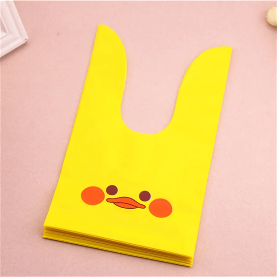Wholesale 50pcs/lot Cute Rabbit Ear Cookies Packaging Bags Yellow Duck Snack Bags For Party Decoration Plastic Candy Bags
Wholesale 50pcs/lot Cute Rabbit Ear Cookies Packaging Bags Yellow Duck Snack Bags For Party Decoration Plastic Candy Bags