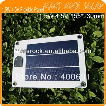 1.5W 4.5V 155*230mm Mini Flexible PV Solar Panel with USB Outlet & Interface and 4 Holes for Fixing, Good Proformance,Good Price
1.5W 4.5V 155*230mm Mini Flexible PV Solar Panel with USB Outlet & Interface and 4 Holes for Fixing, Good Proformance,Good Price