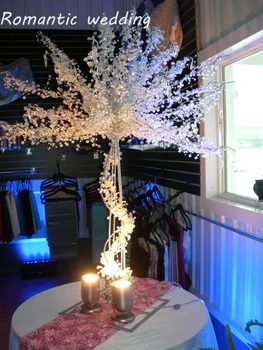 Free shipment 2PCS/lots /acrylic crystal wedding tree/wedding centerpiece/120cm tall for wedding decoration