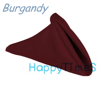 100pcs/lot Wedding&Banquet Decoration Luxury 40*40cm 100% Polyeste Burgandy Napkin Wedding Cloth Napkins CL011
100pcs/lot Wedding&Banquet Decoration Luxury 40*40cm 100% Polyeste Burgandy Napkin Wedding Cloth Napkins CL011