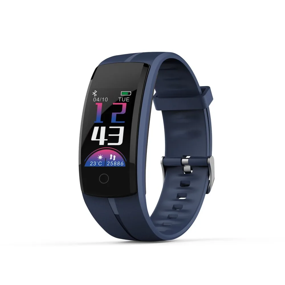 Intelligent Smart Bracelet Sports Fitness Wristbands Step Counter Heart Rate Monitor Real-time Tracker Waterproof Wrist Watch
Intelligent Smart Bracelet Sports Fitness Wristbands Step Counter Heart Rate Monitor Real-time Tracker Waterproof Wrist Watch