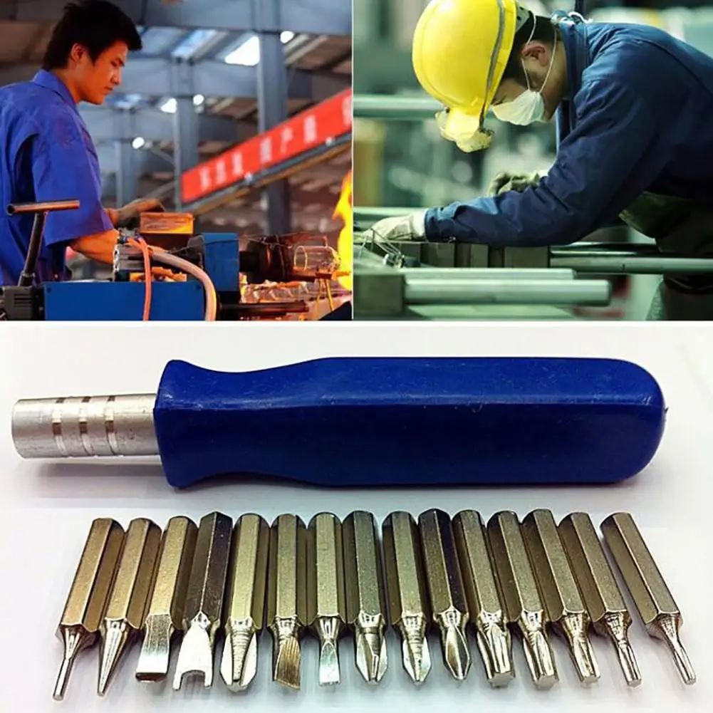 New 16-in-1 Portable Multifunctional Screwdriver Bit Set Home Repair Hand Tools Kit 
New 16-in-1 Portable Multifunctional Screwdriver Bit Set Home Repair Hand Tools Kit