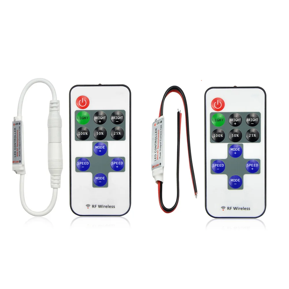 DC 5V -24V 11key 2.4G RF Wireless LED Strip Controller LED Switch Dimmer For 3528 5050 SMD Single Color LED Strip light
DC 5V -24V 11key 2.4G RF Wireless LED Strip Controller LED Switch Dimmer For 3528 5050 SMD Single Color LED Strip light