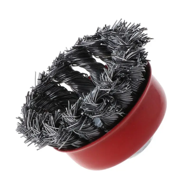 M10 Stainless Steel Wire Polishing Bowl Brush with 10MM Hole Twisted Wire Shape Wheel for Polished Derusting Tools 649E
M10 Stainless Steel Wire Polishing Bowl Brush with 10MM Hole Twisted Wire Shape Wheel for Polished Derusting Tools 649E