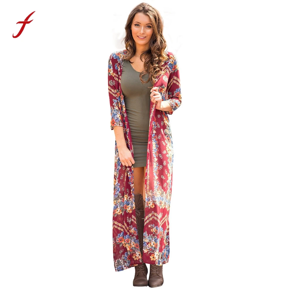 New Women Loose Shawl Kimono Cardigan Boho Vintage Floral Print Chiffon Coat Blouse Beach Bikini Cover up Sunscreen Clothing Top
New Women Loose Shawl Kimono Cardigan Boho Vintage Floral Print Chiffon Coat Blouse Beach Bikini Cover up Sunscreen Clothing Top