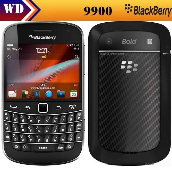 

Original Unlocked BlackBerry Bold Touch 9900 Original 5MP 8GB Rom refurbished Black Berry cell phone