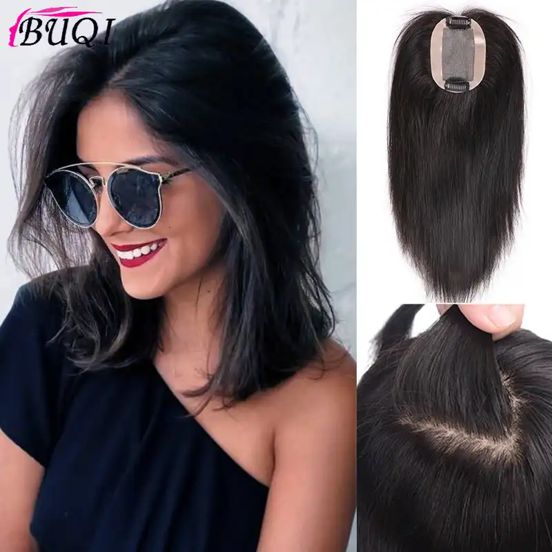 Buqi Women S Black Long Clip Closure Hair Extension Natural