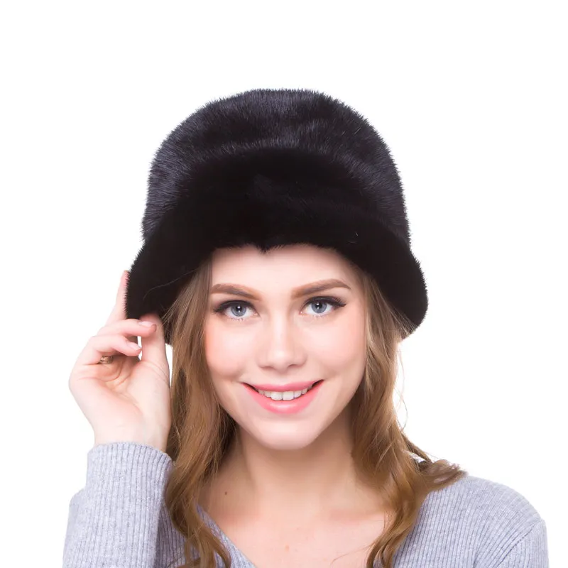 Natural Mink Handmade Women's Winter Fashion Hat Real Fur Woman's Hat Solid Color Warm Ear Caps
Natural Mink Handmade Women's Winter Fashion Hat Real Fur Woman's Hat Solid Color Warm Ear Caps