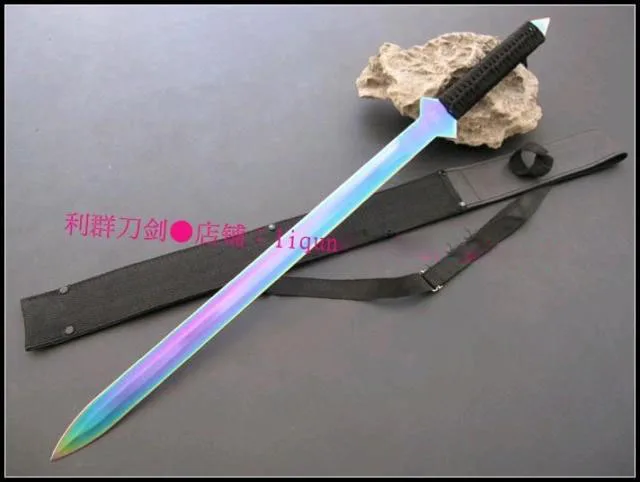 S0287 ANIME FLAME SAMURAI NINJA SWORD SYMPHONY COLOUR BLADES W/ NYLON SHEATH 26"
S0287 ANIME FLAME SAMURAI NINJA SWORD SYMPHONY COLOUR BLADES W/ NYLON SHEATH 26"