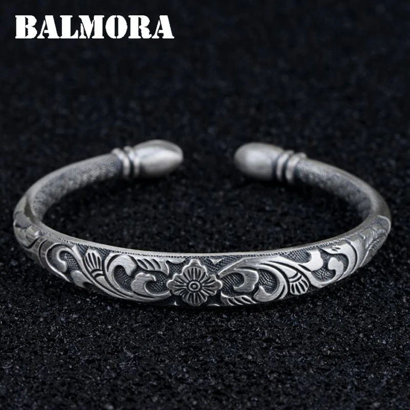 Браслеты Женские BALMORA, из чистого серебра 999 пробы, с сутрой из шести слов, буддистские, подарок для влюбленных, ювелирные аксессуары, SZ0225
Браслеты Женские BALMORA, из чистого серебра 999 пробы, с сутрой из шести слов, буддистские, подарок для влюбленных, ювелирные аксессуары, SZ0225