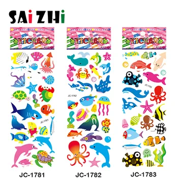 Saizhi 5Pcs Different 3D Cute Cartoon Stickers Toys Pegatinas Funny Toy For Children On Scrapbook Phone Laptop Marine life
Saizhi 5Pcs Different 3D Cute Cartoon Stickers Toys Pegatinas Funny Toy For Children On Scrapbook Phone Laptop Marine life