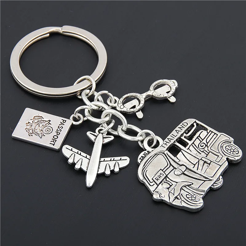 1pc Thailand Taxi Charms DIY Men Jewelry With Plane Charms Glasses Car Key Chain Ring Travel Souvenir For Gift E1651
1pc Thailand Taxi Charms DIY Men Jewelry With Plane Charms Glasses Car Key Chain Ring Travel Souvenir For Gift E1651