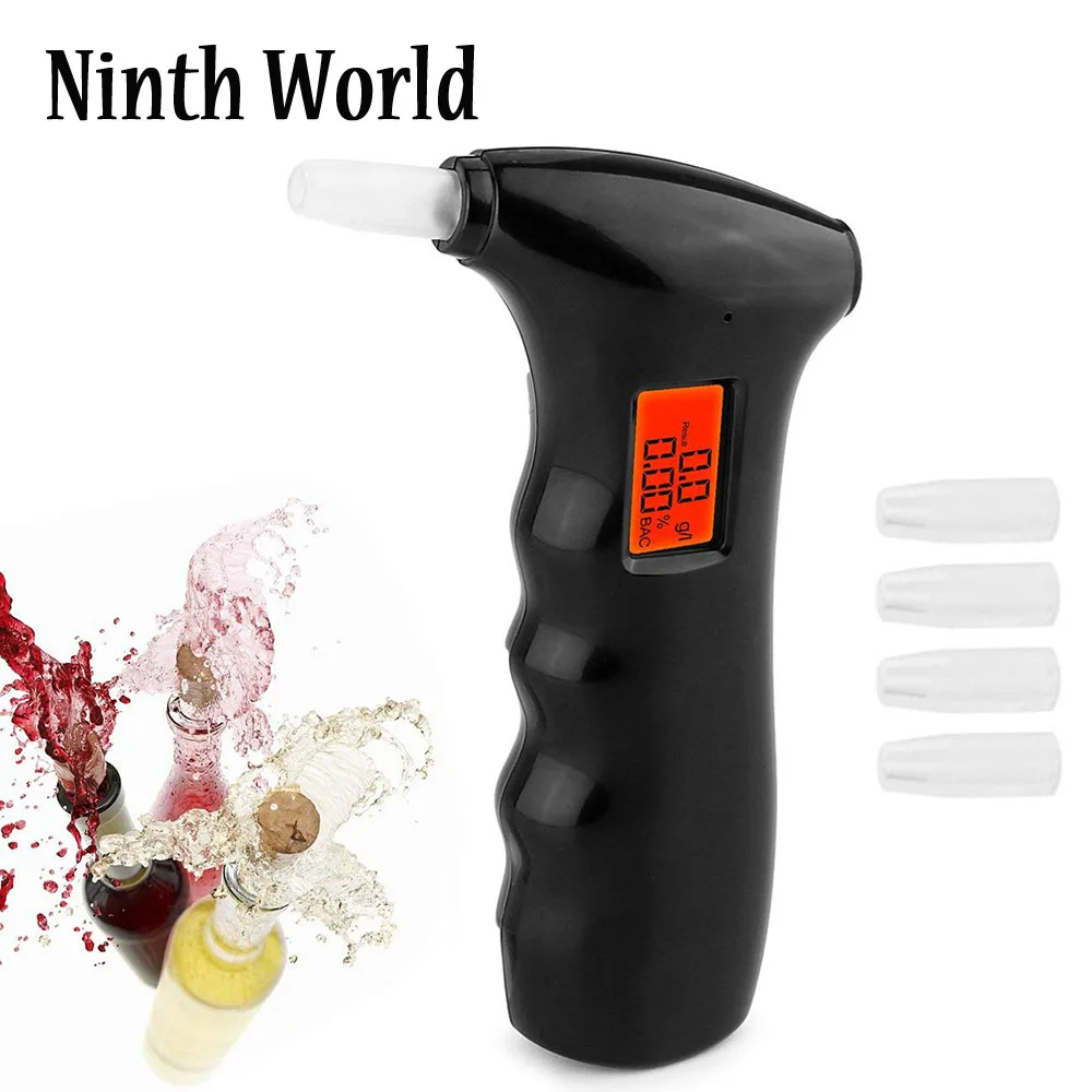 Breathalyzer Portable Digital Breath Alcohol Tester LED Screen With 5 Mouthpieces For Home Use
Breathalyzer Portable Digital Breath Alcohol Tester LED Screen With 5 Mouthpieces For Home Use