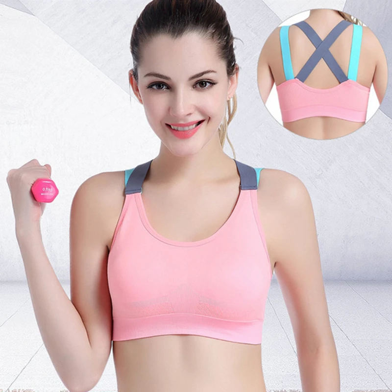 Breathable Sport Top Sport Bra S M L Cup A-D Sport Bra Fitness Cross Back Push Up Bra For Women Gym Running Yoga Bra Push Up
Breathable Sport Top Sport Bra S M L Cup A-D Sport Bra Fitness Cross Back Push Up Bra For Women Gym Running Yoga Bra Push Up