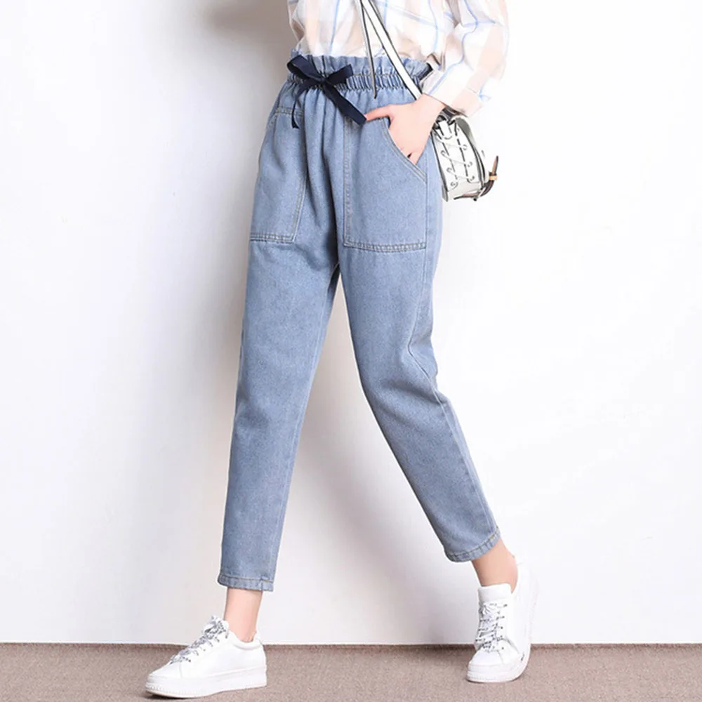AudWhale Summer Women Denim Jeans High Waist Drawstring Loose Harem Boyfriend Jeans For Women Casual Ankle Length Jeans
AudWhale Summer Women Denim Jeans High Waist Drawstring Loose Harem Boyfriend Jeans For Women Casual Ankle Length Jeans