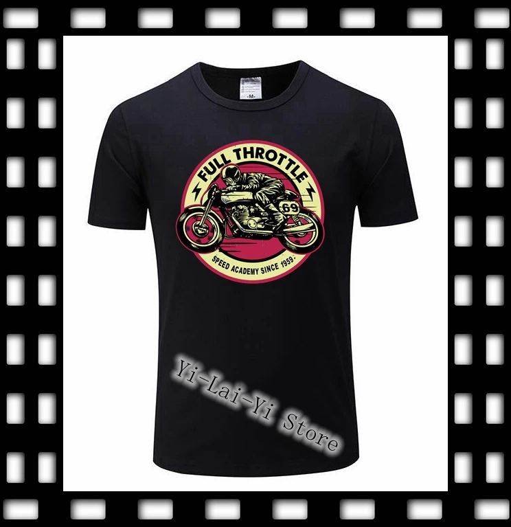 Men T-Shirt Motorcycle Outwears Popular Men's 15Color T Shirt FULL THROTTLE CAFE RACER Special ROCKABILLY BIKER Vintage TShirts
Men T-Shirt Motorcycle Outwears Popular Men's 15Color T Shirt FULL THROTTLE CAFE RACER Special ROCKABILLY BIKER Vintage TShirts