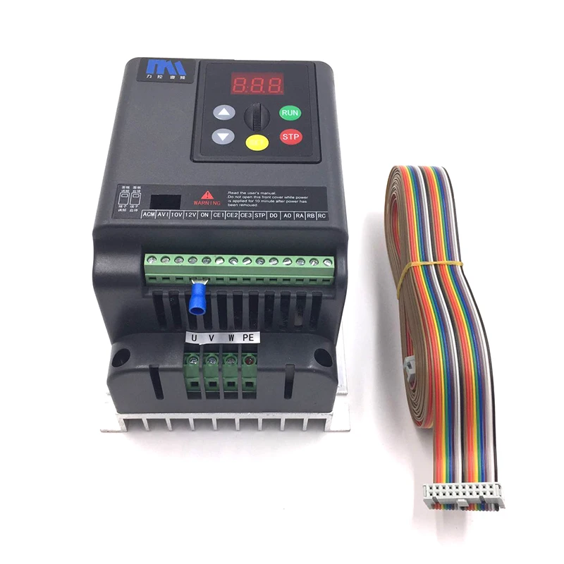 High Performance VFD 0.75KW 1HP Output 3Ph 380V 2.5A Lathe Variable Frequency Drive Inverter for 3 Phase Asynchronous Motor
High Performance VFD 0.75KW 1HP Output 3Ph 380V 2.5A Lathe Variable Frequency Drive Inverter for 3 Phase Asynchronous Motor