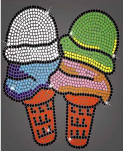 2pc/lot Ice Cream rhinestones design hot fixiron on crystal transfers design hot fix rhinestone motif strass iron
2pc/lot Ice Cream rhinestones design hot fixiron on crystal transfers design hot fix rhinestone motif strass iron