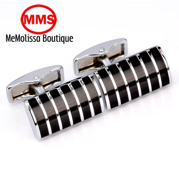 MeMolissa High Quality French enamel silver black square Cufflink For Mens Shirt Brand suit Cuff Buttons Top sale Cuff Links
MeMolissa High Quality French enamel silver black square Cufflink For Mens Shirt Brand suit Cuff Buttons Top sale Cuff Links