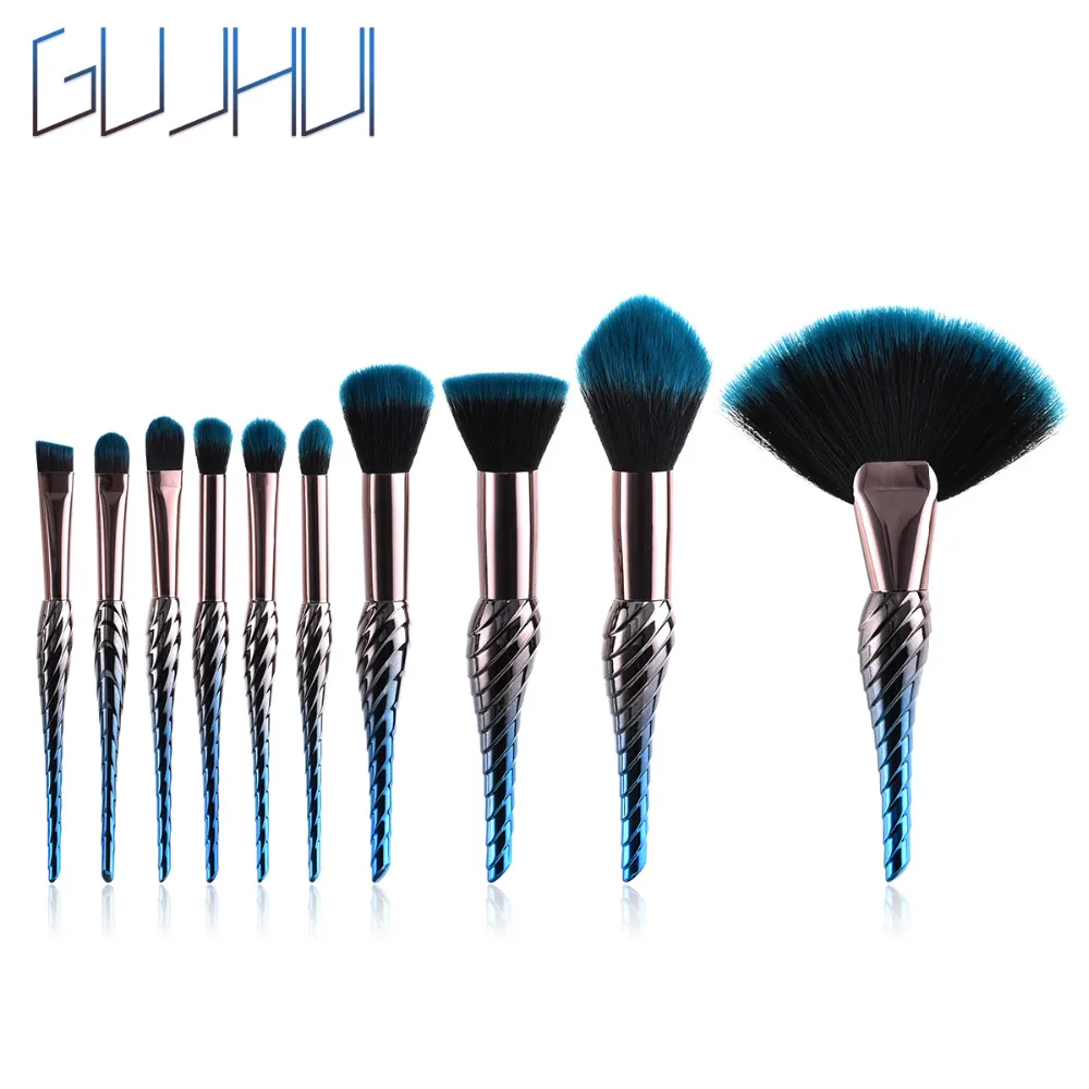 New Blue Conch Style Powder Foundation Makeup Brushes Set Pro Cosmetic Blush Contour Face Mermaid Makeup Brushes Maquiagem
New Blue Conch Style Powder Foundation Makeup Brushes Set Pro Cosmetic Blush Contour Face Mermaid Makeup Brushes Maquiagem
